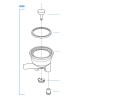 Капак за колектор 165 ml, Adapt. DeLaval HCC 150 thumb